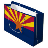 Arizona State Flag Grand sac cadeau (Devant Angle)