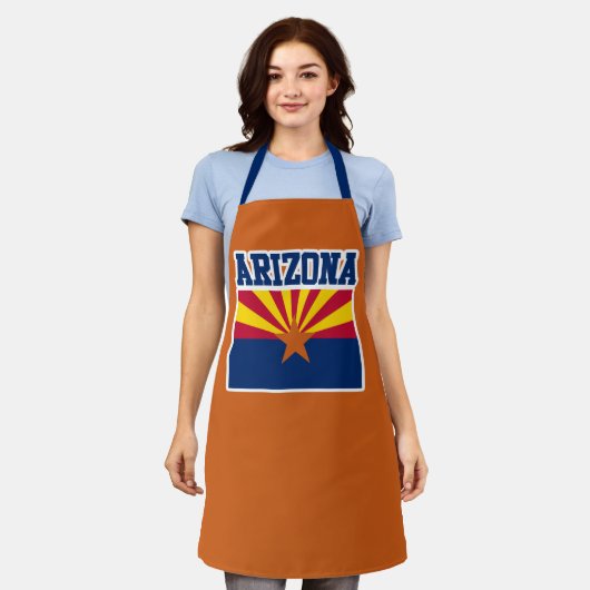 Arizona State Flag Schort (Gedragen)