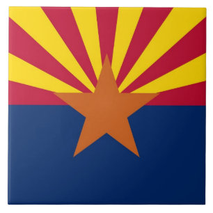 Arizona State Flag Tile Tegeltje