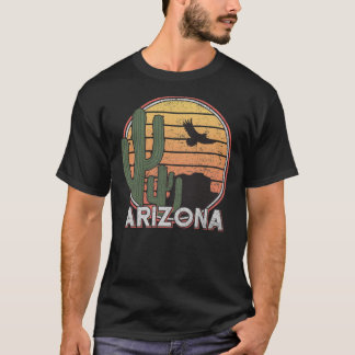 Arizona State Gift Souvenir Retro Arizona Cactus T-shirt