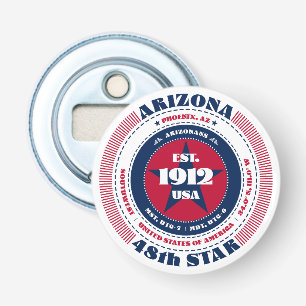 Arizona State Information Circle Button Flesopener