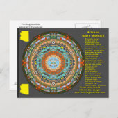 Arizona State Mandala Briefkaart (Voorkant / Achterkant)