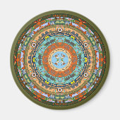 Arizona State Mandala Magnet (Devant)