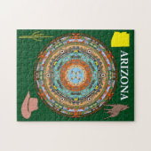 Arizona State Mandala Puzzle (Horizontal)