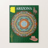 Arizona State Mandala Puzzle (Vertical)