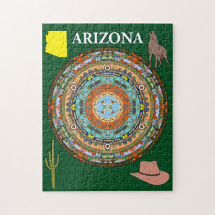 Arizona State Mandala Puzzle Legpuzzel