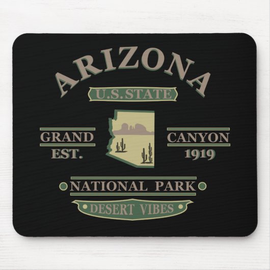 arizona state map muismat (Voorkant)