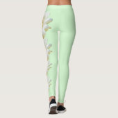 Arizona State Saguaro Blossom Flower Leggings (Dos)