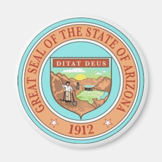 Arizona State Seal Magneet (Voorkant)