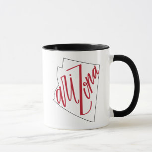 Arizona State Typografie Design Mok
