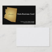 Arizona State Visitekaartje Metallic Gold (Voorkant / Achterkant)