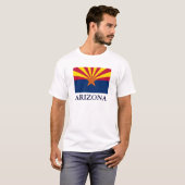 Arizona State Vlag Mannen T-shirt (Voorkant volledig)