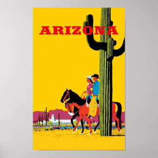 Arizona  Style Travel Poster