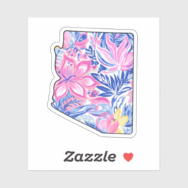Arizona Summer Sticker - 3" x 3" - Lilly geïnspire