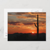 Arizona Sunset—Breathaming Briefkaart (Voorkant / Achterkant)
