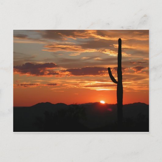 Arizona Sunset—Breathaming Briefkaart (Voorkant)