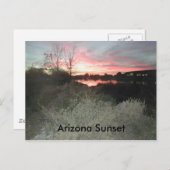 Arizona Sunset Briefkaart (Voorkant / Achterkant)