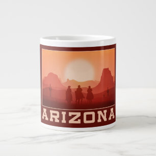 Arizona Sunset custom monogram jumbo mok