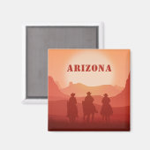 Arizona Sunset custom text magnet Magneet (Voorkant / Achterkant)