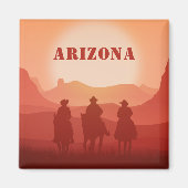 Arizona Sunset custom text magnet Magneet (Voorkant)
