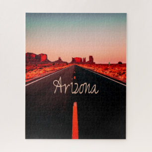 Arizona Sunset Desert Red Rocks Legpuzzel