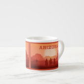 Arizona Sunset espresso mok (Voorkant rechts)