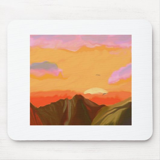 Arizona Sunset mousepad Muismat (Voorkant)