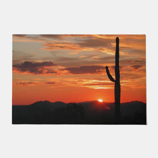 Arizona Sunset, prachtige kleuren, Deurmat (Voorkant)