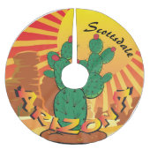 ARIZONA Sunset Prickly Pear CHANGE TOWN Kerstboom Rok (Voorkant)