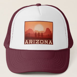 Arizona Sunset trucker hoeden Pet