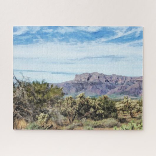 Arizona Superstition Mountains Legpuzzel (Horizontaal)
