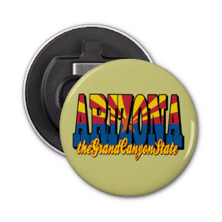 Arizona the Grand Canyon State Button Flesopener