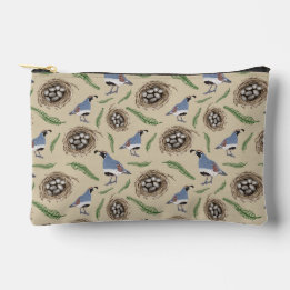 Arizona-Themed Hand-Drawn Gambel's Quail Pattern Etui