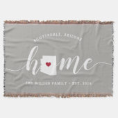 Arizona Thuisstaat Gepersonaliseerd Deken (Voorkant)