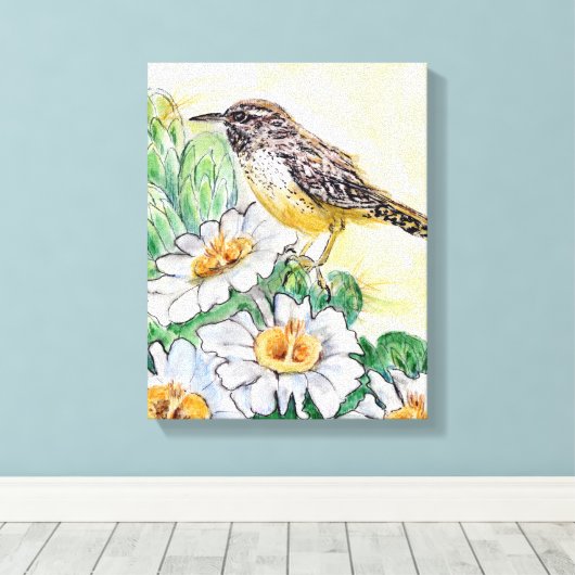 Arizona toile étirée Impression (Insitu (Plancher de Bois))