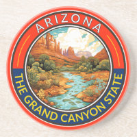Arizona Travel Art Badge