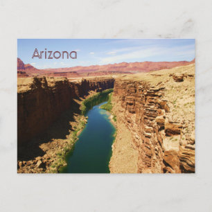 Arizona Travel Poster Style Landscape Foto Briefkaart