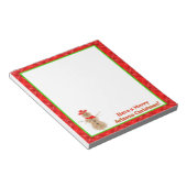 Arizona Tumbleweed Snowman-kerstblocnote Notitieblok (Schuin)