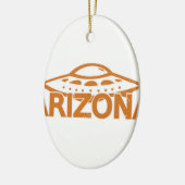 Arizona UFO Keramisch Ornament (Links)