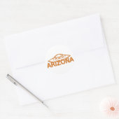 Arizona UFO Ronde Sticker (Envelop)