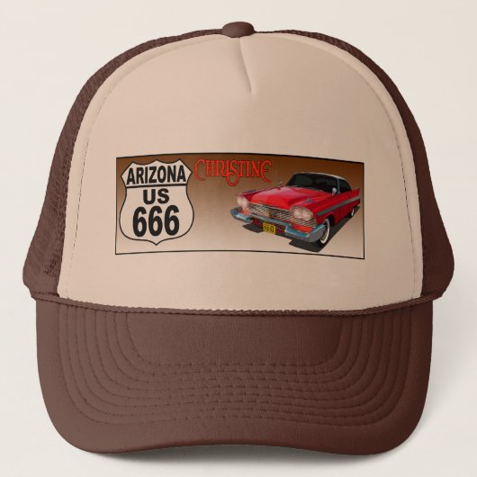 Arizona US Route 666 - Christine Trucker Pet (Voorkant)