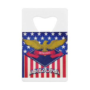 Arizona USA Flag Kredietkaart Flessenopener