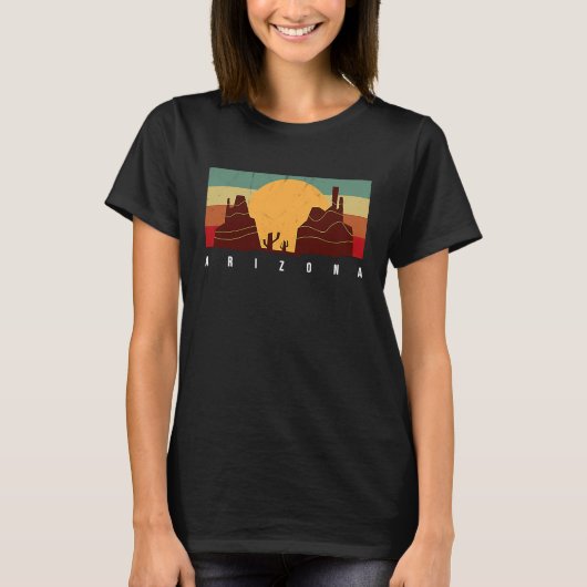 Arizona USA Phoenix Grand Canyon State South Patr T-shirt (Voorkant)