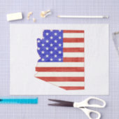 Arizona USA silhouette state map Tissuepapier (Craft)