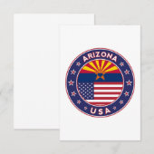 Arizona, USA states Bedankkaart (Voorkant / Achterkant)