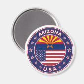 Arizona, USA states Magneet (Voorkant / Achterkant)