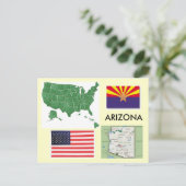 Arizona, Verenigde Staten Briefkaart (Staand voorkant)