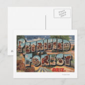Arizona - Verhard bos - Grote letter Briefkaart (Voorkant / Achterkant)