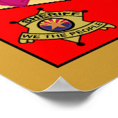 Arizona verwelkomt Obama Poster (Hoek)