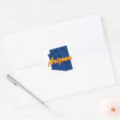 Arizona Vierkante Sticker (Envelop)